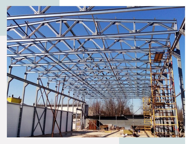 Строительство цехов в Сестрорецк от 615 руб. под ключ