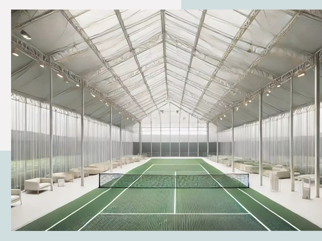 Строительство теннисных кортов в Сестрорецке