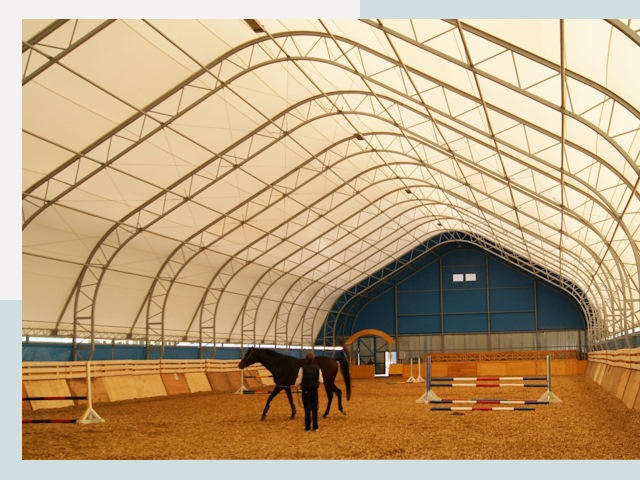 Строительство конных манежей в Сестрорецке