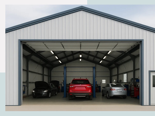 Ангары из сэндвич панелей от 615 руб. в Сестрорецк