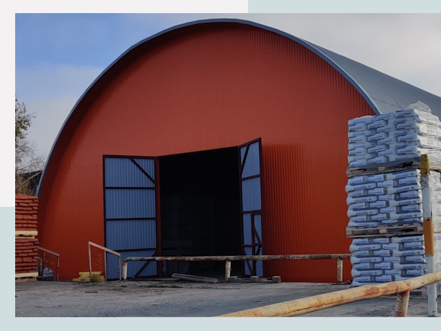 Полукруглые ангары по цене от 615 руб. в Сестрорецк