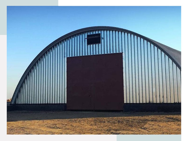 Арочные ангары в Сестрорецке