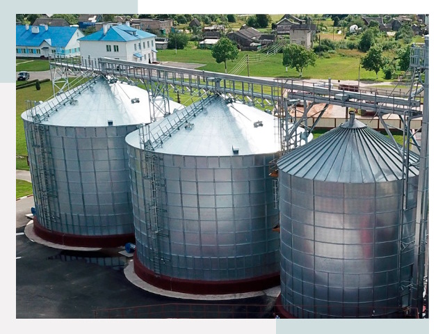 Металлические силосы в Сестрорецке