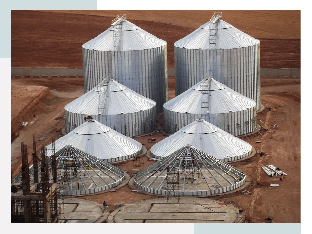 Строительство зерновых силосов в Сестрорецке