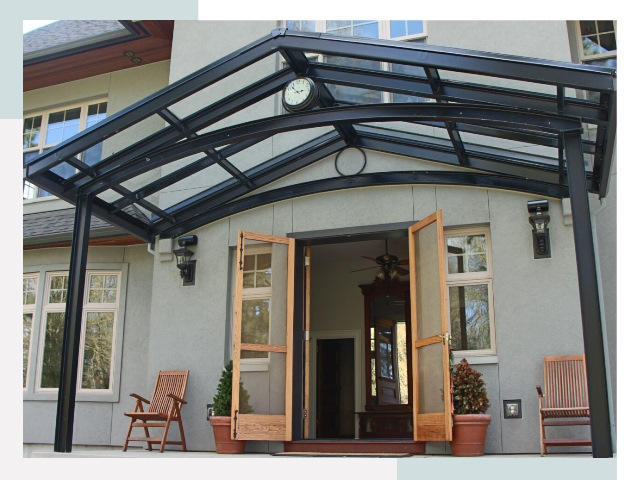 Козырьки металлические в Сестрорецке