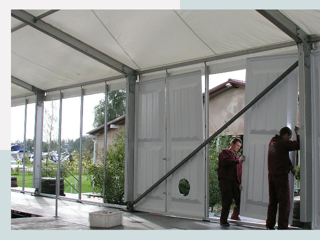 Быстро сборные шатры в Сестрорецк от 615 руб. за м²