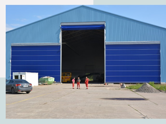 Ангарные ворота в Сестрорецк от СтальСтрой-Сст по цене 615 руб.