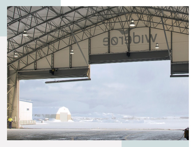 Ворота для ангаров в Сестрорецке