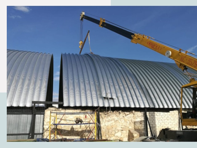 Реконструкция ангаров в Сестрорецке от 615 руб.