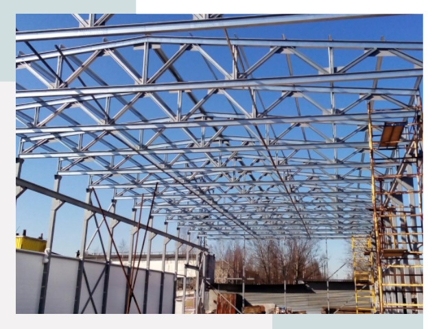 Металлокаркасы для складов в Сестрорецке